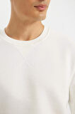 DeFacto Regular Fit Bisiklet Yaka Kalın Basic Düz Sweatshirt T3777AZ24AUWT32