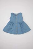 DeFacto Kız Bebek Kolsuz Jean Elbise C3576A524SMNM28