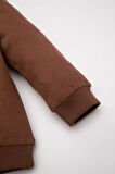 DeFacto Erkek Bebek Bisiklet Yaka Baskılı İçi Yumuşak Tüylü İnce Sweatshirt D0700A524AUBN100