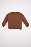 DeFacto Erkek Bebek Bisiklet Yaka Baskılı İçi Yumuşak Tüylü İnce Sweatshirt D0700A524AUBN100