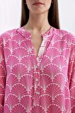 DeFacto Regular Fit Desenli Plaj Elbisesi-Fall in Love D0452AX24SMPN615