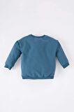 DeFacto Erkek Bebek Bisiklet Yaka Araç Baskılı Sweatshirt D1265A524WNIN195