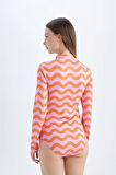 DeFacto Regular Fit Baskılı Sörf Mayo-Fall in Love D1071AXNSOG313