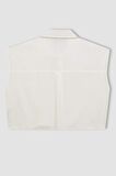 DeFacto Oversize Fit Flamlı Pamuk Kolsuz Gömlek D0358AX24SMWT32