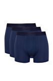 DeFacto Erkek Regular Fit Basic Düz 3'lü Boxer C3275AX24WNNV42