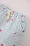 Kız Bebek Regular Fit Çiçekli Müslin Pantolon