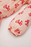 DeFacto Kız Bebek Fiyonk Desenli Uzun Kollu Twill Elbise D9564A525SPPN212