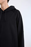 DeFactoFit Standart Fit Kapüşonlu Sporcu Sweatshirt D8014AX25SPBK81