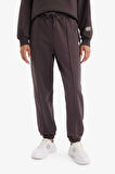 DeFactoFit NBA Brooklyn Nets Oversize Geniş Kalıp Çift Cepli Jogger Paça Standart Boy Kalın Kumaş Sporcu Eşofman Altı D6154AX25SPAR223