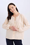 DeFacto Regular Fit Apaş Yaka Uzun Kollu Gömlek E0783AX25SPER230