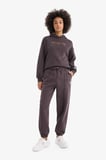DeFacto NBA Brooklyn Nets Oversize Geniş Kalıp Kapüşonlu Kalın Sporcu Sweatshirt D6117AX25SPAR223