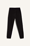 DeFactoFit Kalın Jogger Eşofman Altı NBA Wordmark Standart Fit Cepli Esnek Bantlı Paça D3231AX24WNBK81