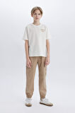 Erkek Çocuk Kargo Jogger Standart Paça Gabardin Pantolon