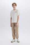 Erkek Çocuk Kargo Jogger Standart Paça Gabardin Pantolon