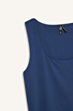 DeFacto Slim Fit Dar Kesim Basic Düz Kare Yaka Atlet C2622AX25SPNV42
