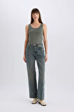 	Slim Fit Dar Kesim U Yaka Basic Düz Atlet