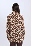DeFacto Loose Fit Desenli Uzun Kollu Gömlek Tunik T0609AZ25SPBN539