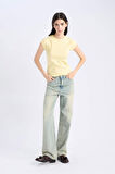 DeFacto Slim Fit Dar Kesim Bisiklet Yaka Basic Düz Ribana Kısa Kollu Tişört C7334AX25SPYL83