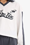 Kız Çocuk 2'li Takım Baskılı Sweatshirt Beli Lastikli Geniş Paça Eşofman Altı