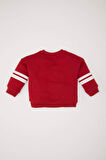 DeFacto Kız Bebek Bisiklet Yaka Baskılı İçi Yumuşak Tüylü Sweatshirt E2211A524WNBR196
