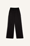 DeFactoFit Wide Leg Cepli Geniş Bol Paça Standart Boy Beli Lastikli Pike Eşofman Altı