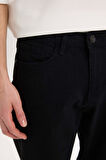 DeFacto Diago Comfort Fit Rahat Kalıp Yüksek Bel Geniş Paça Siyah Jean Pantolon E3323AX25SPNM40