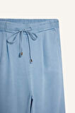 DeFacto Pull On Carrot Fit Yüksek Bel Bilek Boy Tensel Yıkamalı Pantolon D8236AX25SMNM85