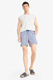 DeFacto Desenli File Astarlı Kısa Boy Deniz Şortu E1029AX25HSPN155