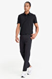 DeFactoFit Slim Fit Dar Kesim Standart Paça Esnek Multifonksiyonel Dokuma Sporcu Pantolon E3333AX25SPBK81