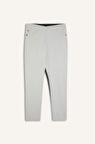 DeFactoFit Slim Fit Dar Kesim Standart Paça Esnek Multifonksiyonel Dokuma Sporcu Pantolon