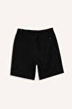 DeFactoFit Standart Fit Sporcu Kısa Paça Dokuma Şort E4137AX25SMBK81