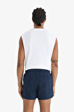 DeFactoFit Andy Baskılı Esnek Dokulu Kısa Boy Sporcu Deniz Şortu