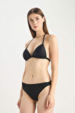 DeFacto Regular Fit Üçgen Bikini Üstü-Fall in Love E1692AX25SMBK81