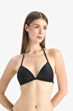 DeFacto Regular Fit Üçgen Bikini Üstü-Fall in Love E1692AX25SMBK81