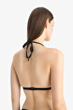 DeFacto Regular Fit Üçgen Bikini Üstü-Fall in Love E1692AX25SMBK81