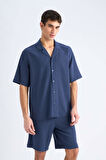 DeFacto Relax Fit Yazlık Keten Karışımlı Şort D8835AX25SMNV256