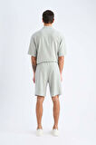 DeFacto Relax Fit Yazlık Keten Karışımlı Şort D8835AX25SMKH514