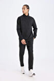 DeFactoFit Sporcu Standart Fit Jogger Eşofman Altı İçi Yumuşak Tüylü Skuba Dalgıç Kumaş D7308AX25SPBK81
