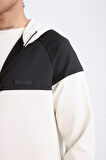 DeFactoFit Standart Fit Kapüşonlu Skuba Dalgıç Kumaş Sporcu Fermuarlı Sweatshirt D7363AX25SPBG721