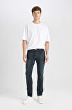 Pedro Slim Fit Dar Kalıp Normal Bel Dar Paça Jean Pantolon
