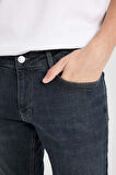 Pedro Slim Fit Dar Kalıp Normal Bel Dar Paça Jean Pantolon