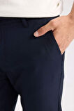 DeFacto Twill Chino Kumaş Pantolon Slim Fit Dar Kesim Dar Paça Basic Düz Cepli B2091AX24AUNV64