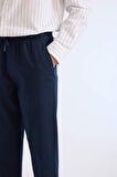 Yazlık Jogger Pantolon Basic Düz Cepli Dar Paça