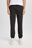 DeFacto Jogger Gabardin Pantolon Beli Regular Fit Bağcıklı Lastikli Paça D5927AX24AUAR221