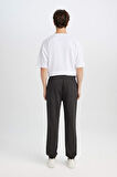 DeFacto Jogger Gabardin Pantolon Beli Regular Fit Bağcıklı Lastikli Paça D5927AX24AUAR221