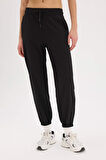 DeFactoFit Sporcu Dokuma Jogger Eşofman Altı Standart Fit A2437AX25SPBK81