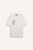 DeFacto %100 Pamuk Rick and Morty Comfort Regular Fit Rahat Kalıp Bisiklet Yaka Kısa Kollu Tişört B5369AX25SPER105