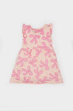 DeFacto Kız Bebek Çiçek Desenli Kısa Kollu Elbise A0136A525SMPN212