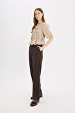 DeFacto Straight Fit Kumaş Pantolon Çift Cepli Normal Bel Standart Boy E4660AX25SPBN466