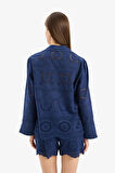 DeFacto Regular Fit Brode Plaj Gömleği-Fall in Love E0598AX25SMNV241
